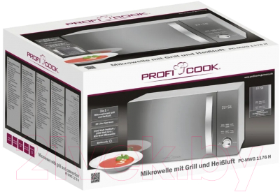 Микроволновая печь Profi Cook PC-MWG 1176- фото3