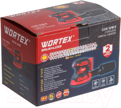Эксцентриковая шлифовальная машина Wortex COS 1218 E ALL1 SOLO (1334402)- фото5