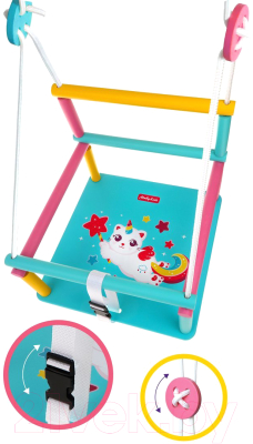 Качели Moby Kids Комета Котик / 962263- фото2