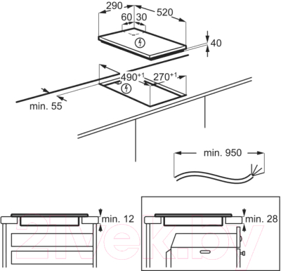 Электрическая варочная панель Electrolux LHR3233CK- фото10