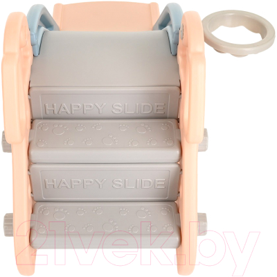 Горка-комплекс Pituso Мопсик с баскетбольным кольцом / FE-HT-XG0-beige- фото5