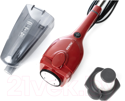 Вертикальный пылесос Centek CT-2565 (красный)- фото8