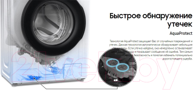 Стиральная машина Samsung WW80AG6S28ABLP- фото5