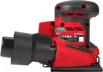 Вибрационная шлифовальная машина Milwaukee M18 BQSS-0 / 4933479966- фото2