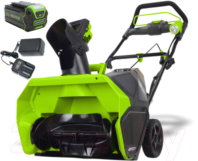 Снегоуборщик электрический Greenworks GD40STK5- фото5