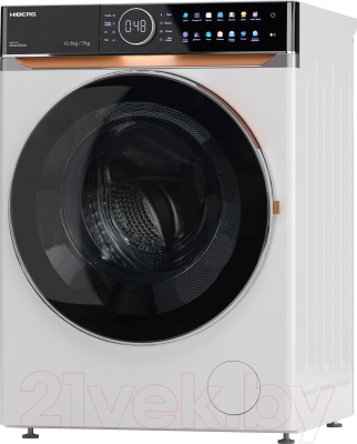 Стирально-сушильная машина Hiberg i-DDQ10-10714 W- фото3