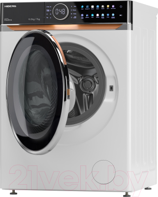 Стирально-сушильная машина Hiberg i-DDQ10-10714 W- фото4