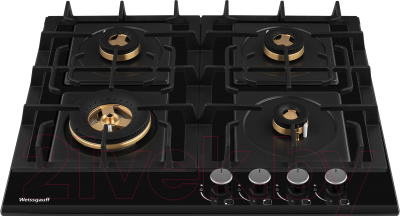 Газовая варочная панель Weissgauff HGG 6445 BL Volcano Burner- фото3