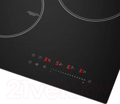 Индукционная варочная панель Maunfeld CVI453STBK- фото6