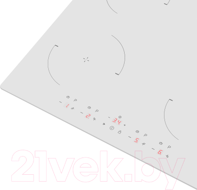 Индукционная варочная панель Maunfeld CVI604EXWH- фото8