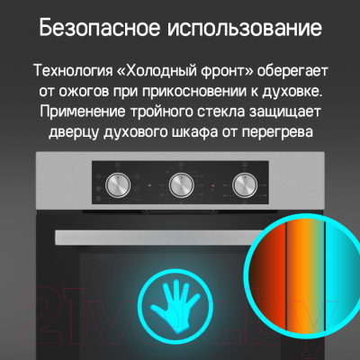 Электрический духовой шкаф Maunfeld AEOF6060W- фото9