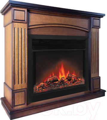 Каминокомплект Смолком Boston MB/JUP/SYM26 + Moonblaze Deluxe-s BL LT (дуб антик)- фото2