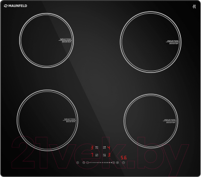 Индукционная варочная панель Maunfeld CVI594STBK- фото