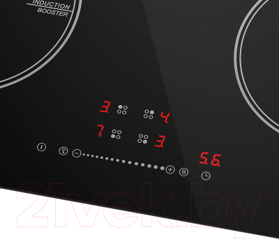 Индукционная варочная панель Maunfeld CVI594STBK- фото5