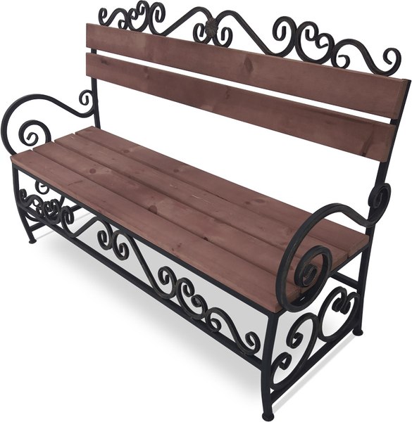Скамья садовая СтальСнабДизайн ЛК-3СП- фото2