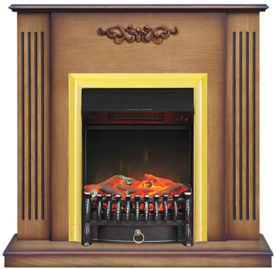 Каминокомплект Смолком Lumsden STD-Asp Fobos FX Brass RB -STD 5BRFX