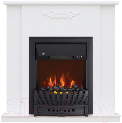 Каминокомплект Смолком Lumsden + Aspen Black (белый ваниль)