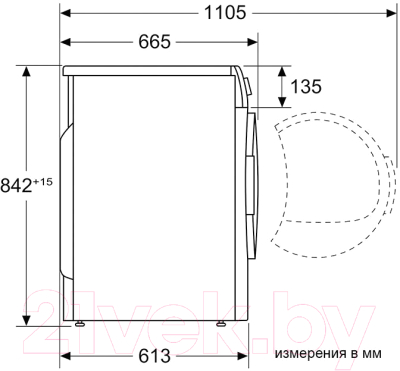 Сушильная машина Bosch WTH85V3FPL- фото7