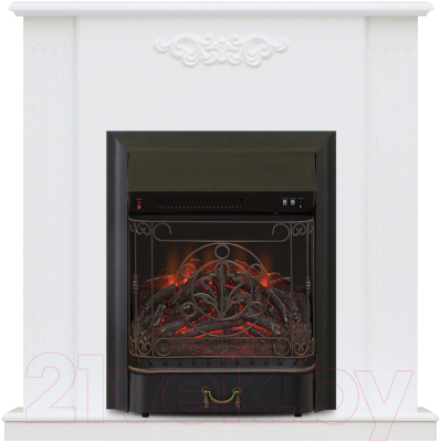 Каминокомплект Смолком Lumsden STD-ASP Majestic-S LUX BL LT (белый ваниль)
