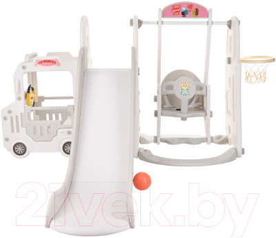 Горка-комплекс Pituso Cute Truck / UN-BS01-white- фото2