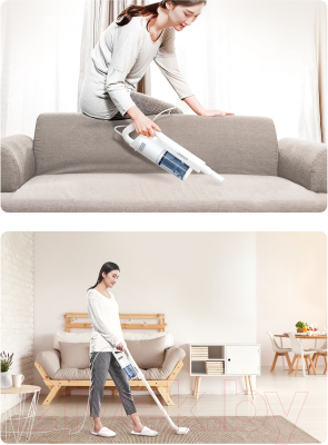 Вертикальный пылесос Leacco Vacuum Cleaner S10 (белый)- фото7