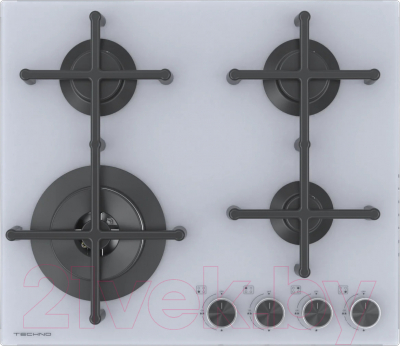 Газовая варочная панель TECHNO HG4404GFWV- фото