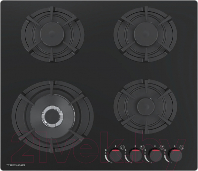 Газовая варочная панель TECHNO HG4604GFBV- фото