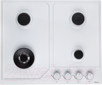 Газовая варочная панель Konigin Blaze 604 WHW- фото4