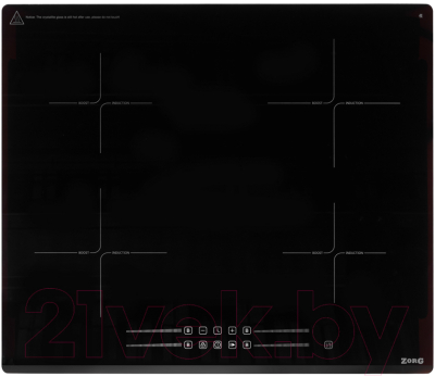 Индукционная варочная панель ZORG INO61 BL- фото