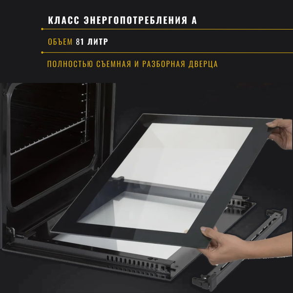 Электрический духовой шкаф ZORG NEO616 BL- фото4