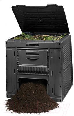 Компостер Keter E-Composter с базой / 231415- фото2, картинка2 Компостер Keter E-Composter с базой / 231415- фото2