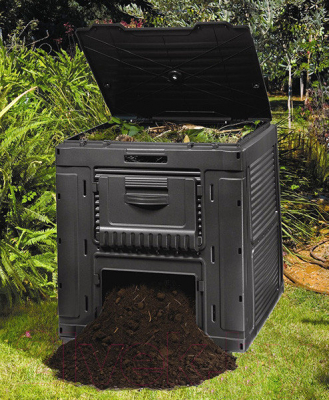 Компостер Keter E-Composter с базой / 231415- фото3, картинка3 Компостер Keter E-Composter с базой / 231415- фото3