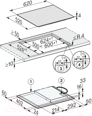 Индукционная варочная панель Miele KM 7361 FL- фото5