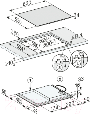 Индукционная варочная панель Miele KM 7363 FL- фото4