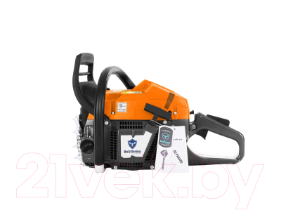 Бензопила цепная Holzfforma G372 без шины и цепи (CS36588GY)- фото3
