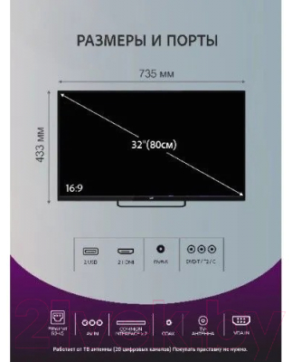 Телевизор Leff 32H540S- фото9