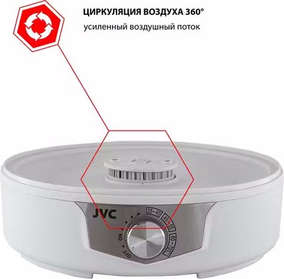 Сушилка для овощей и фруктов JVC JK-FD753- фото5