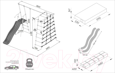 Игровой комплекс Romana Богатырь / 103.07.06- фото3