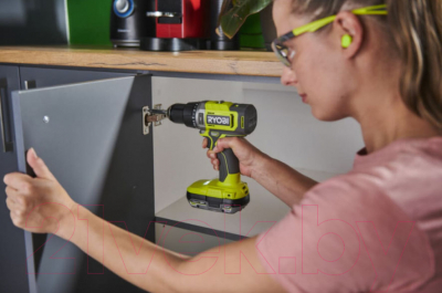 Аккумуляторная дрель-шуруповерт Ryobi One + RPD18-2C42S / 5133005525- фото6