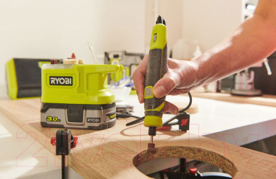 Прямая шлифовальная машина Ryobi One + RRT18-0- фото2