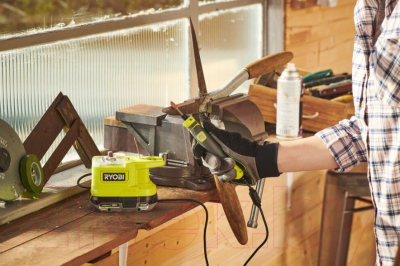 Прямая шлифовальная машина Ryobi One + RRT18-0- фото3