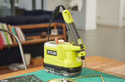 Прямая шлифовальная машина Ryobi One + RRT18-0- фото4