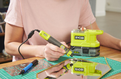 Прямая шлифовальная машина Ryobi One + RRT18-0- фото8