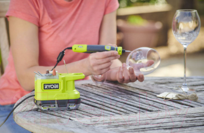 Прямая шлифовальная машина Ryobi One + RRT18-0- фото9