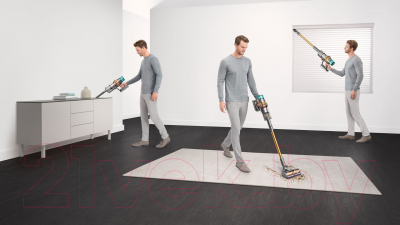 Вертикальный пылесос Dyson V15 Detect Absolute Gold- фото10