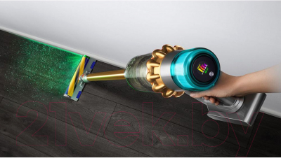 Вертикальный пылесос Dyson V15 Detect Absolute Gold- фото2