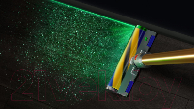 Вертикальный пылесос Dyson V15 Detect Absolute Gold- фото3