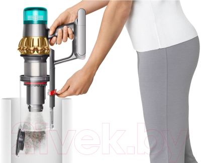 Вертикальный пылесос Dyson V15 Detect Absolute Gold- фото7