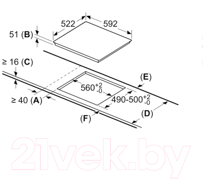Индукционная варочная панель Bosch PUE612BB1J- фото5