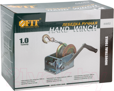 Лебедка ручная FIT 64652- фото3